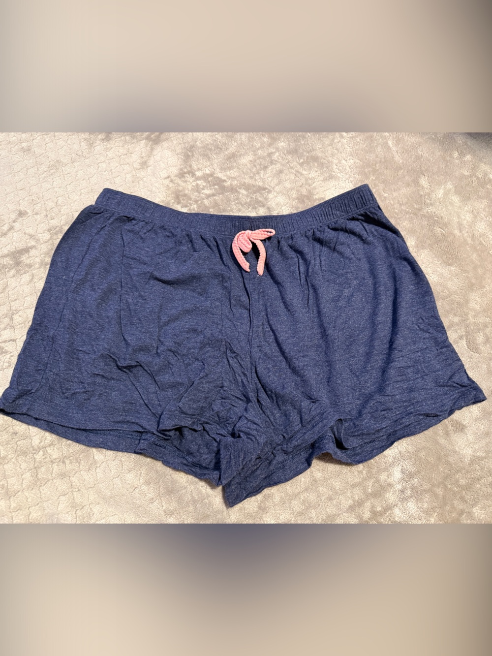 J+B Women’s Navy Pajama Shorts-Sz Sm